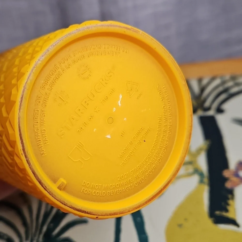 Starbucks amber tumbler
